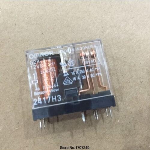 New OMRON power relay 10 Pcs G2R-1-E-12V G2R-1-E-12VDC G2R-1-E DC12V / 16A 8 pin relay 12V 8pin / relay