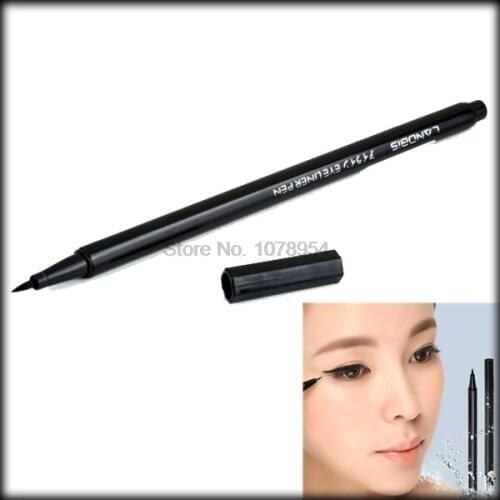 By DHL or EMS 500 pieces Makeup Waterproof Black Liquid Eyeliner Pen for Eyes.Brand New Eye Liner