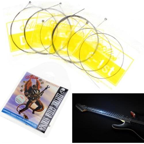 Guitar string 6pcs/set Electric Guitar Strings 010 - 046 Inch Plated Steel Coated Nickel Alloy String