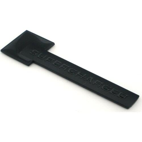 SUPERCHARGED A4 A5 A6L Q3 Q5 Q7 Car Styling Trunk Fender Logo Sticker