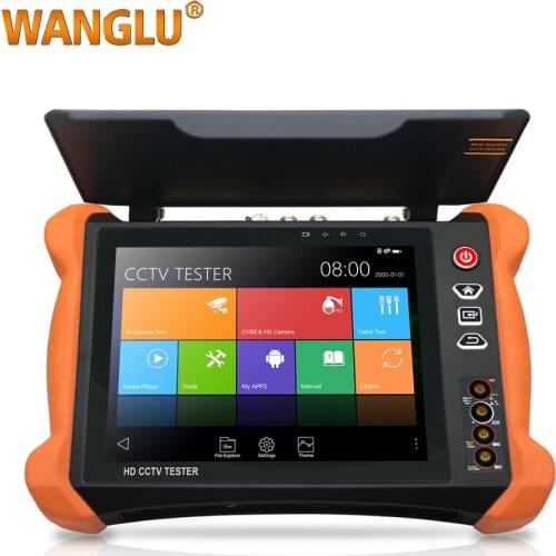 WANGLU TOP Full Function X9-MOVTADHS 8 inch 2K Retina Display with Anti-Sunlight Cover HD CCTV Tester