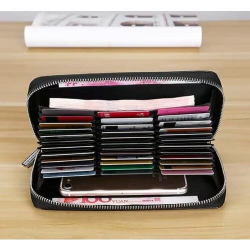 Universal Rfid Anti-theft Wallet Card Holder Bag ID Credit Bank Card Storage Case Unisex Business Phone Coin Pack Purse Card Bag