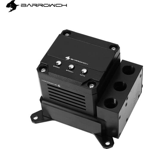 BARROWCH AMD AM3 AM4 CPU Water Block Combo 17W PWM Pump Integrated POM Reservoir For INTEL 1155,FBLTPRP-04