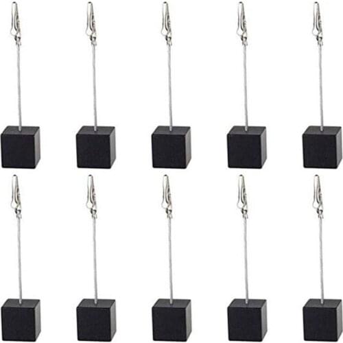 10Pcs Table Number Holder Name Place Card Holder Memo Clip Holder Stand Note Holder Pictures Card Paper Menu Clip