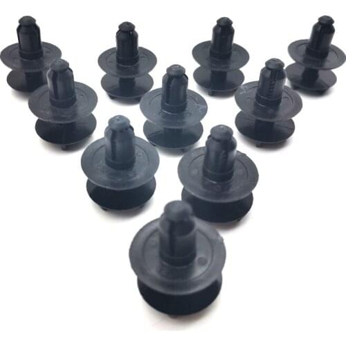 10pcs Car Bumper Engine Cover Fender Fasteners Plastic For Jaguar XJLXF Land Rover