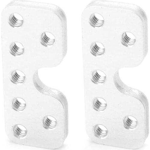 2Pcs Bearing V-Groove Bearing Flat Mount 3225 Series Aluminum Robotic Accessories 3225-0001-0001