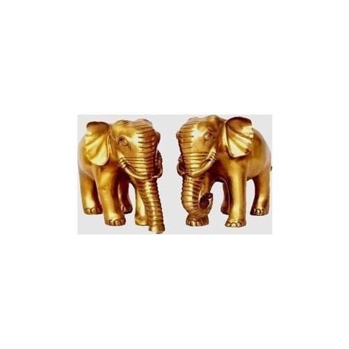 Waste-absorbing Large lucky decoration elephant decoration home accessories Bronze art Crafts copper decoration