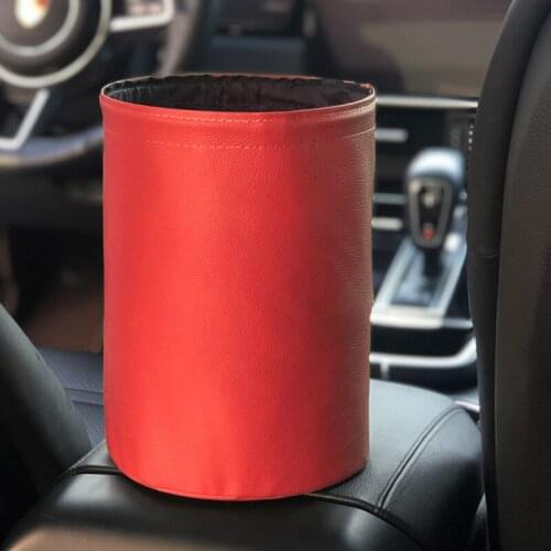 Car Folding Waterproof Trash Can Double Layer Design And Easy To Use Car Garbage Can Automobiles Interior Accessories