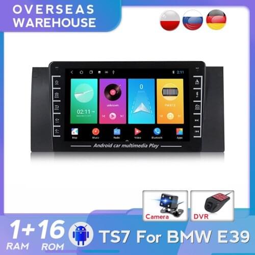 Free shipping HD1280*720 Android For BMW E39 E53 X5 M5 2 din Car Radio Audio Multimedia Video Player BT FM AM canbus GPS WIFI