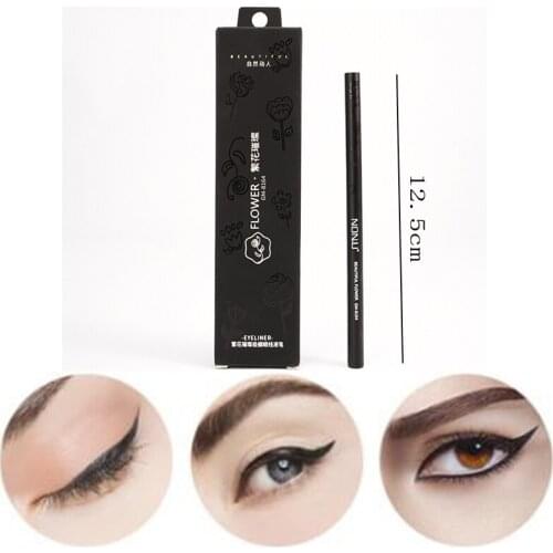 Black Extremely Fine Eyeliner Pen Fast-drying Waterproof Anti-sweat Lasting Smooth Eye Liner Liquid Eye Pencil Women Makeup Tool