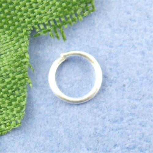 DoreenBeads 1200PCs silver color Open Jump Ring 5mm in Dia. (B00492)