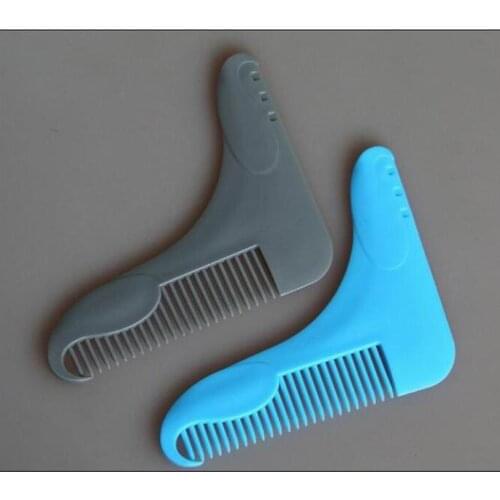 Hot sell Good quality plastic beard comb beard shaper as beard shaping comb for facial hair shaping tool AS SEEN ON TV wholesale