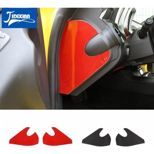 JIDIXIAN Car Door Cushion Pad Air Outlet Side Decoration Cover Stickers Accessories for Chevrolet Camaro 2012 2013 2014 2015