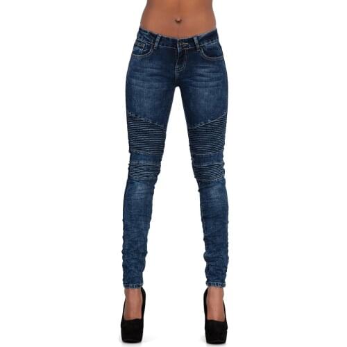 Classic Jeans for Women Mid-waist Fashion Tight Skinny Hip Lifting Solid Color Pencil Pants Female Casual Streetwear for Autumn