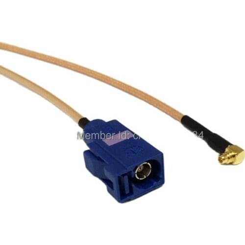 New Modem Coaxial Cable MMCX Male Plug Right Angle Connector To FAKRA Connector RG316 Cable Pigtail 15CM 6" Adapter