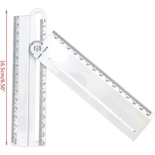 Compass Metal Multifunctional Drawing Circle Tool Ruler Painting Professional DIY Protractor School Office Portable Math