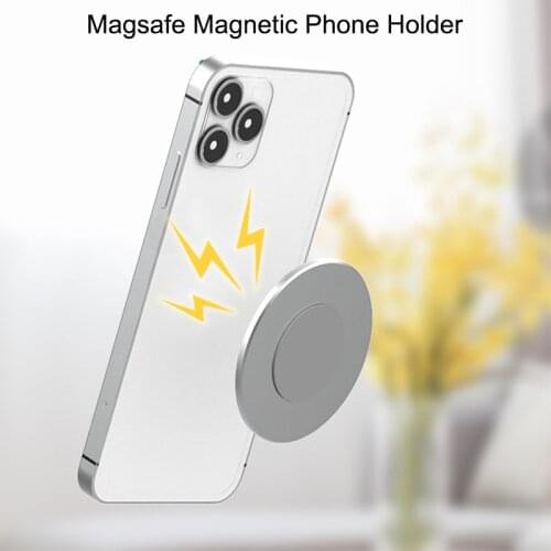 Magsafe Magnetic Metal Plate Car Phone Holder Stand For iPhone 12 Pro Max 12 Mini Wall Magnet Aluminum Iron Sheets Car Stickers