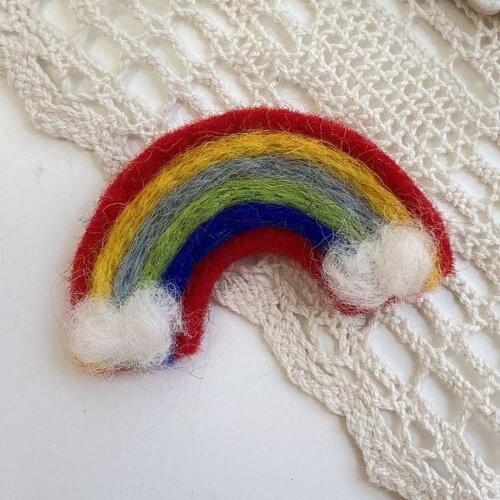 Handmade Cute Wool Felt Fashion Hairpins Accessories for Bangs Women Girls