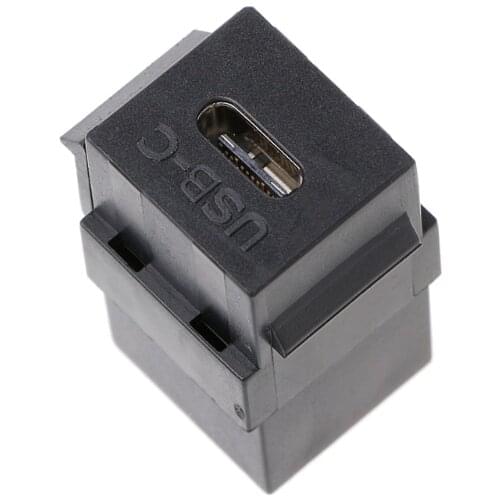 2021 New USB 3.1 Type C Female To Female Connector Jack Wall Socket Panel Mount Adapter