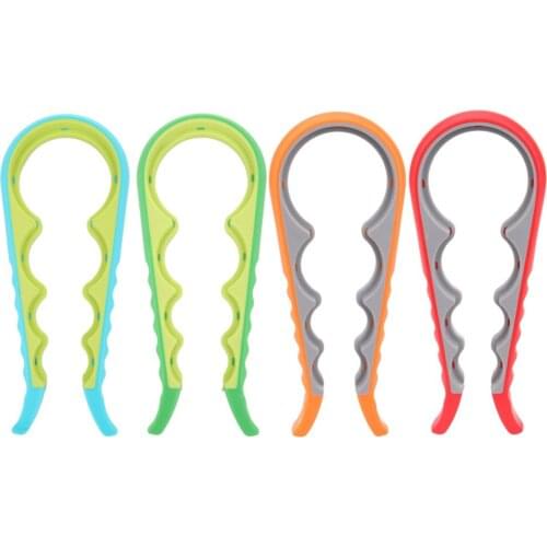 NEW 4In1 Lid Jar Opener Screw Cap Bottle Opener Can Opener Manual Nonslip Twist Cap Bottle Launcher Screw Opener Kitchen Gadget