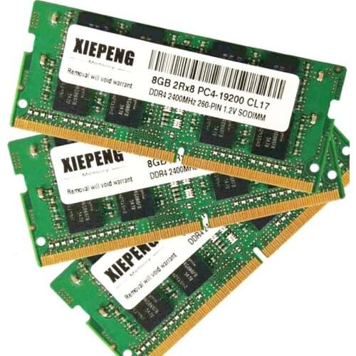 For DELL Inspiron 13 7368 17 7778 XPS 15 9550 Laptop RAM 8GB DDR4 PC4-17000 2133MHz SO-DIMM 4GB PC4 19200 2400MHz 16GB 2666MHz