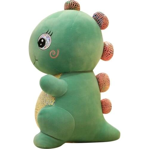 25-50cm Cute Dinosaur Plush Toy Dinosaur Dude Tyrannosaurus Dude Girl Heart Down Pillow Holder Children Gift Doll