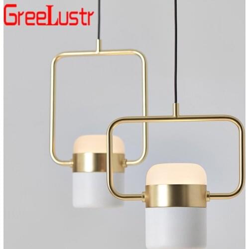 Nordic LED Pendant lamp Acrylic Lampshade Suspension lampara Adjustable For Kitchen Dining Room Chandelier Pendants Avize Lustre