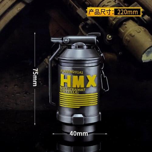 For Sales 1/6th Toys Game Model Tear Gas Bomb With Keychain Alloy Weapon For Doll Scene Components