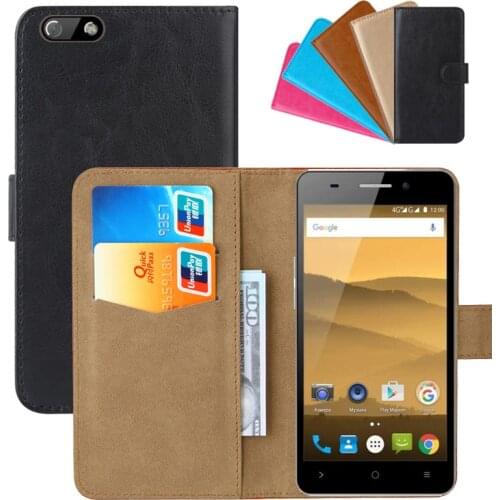 Luxury Wallet Case For Highscreen Power Five EVO PU Leather Retro Flip Cover Magnetic Fashion Cases Strap