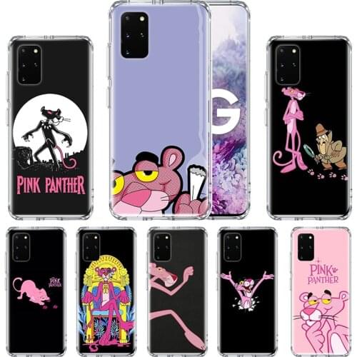 Pink Panther Case for Samsung Galaxy S10 S20 Ultra 5G S10e S9 S20 Plus S7 Note 20 9 10 Lite Soft Phone Shell Cover