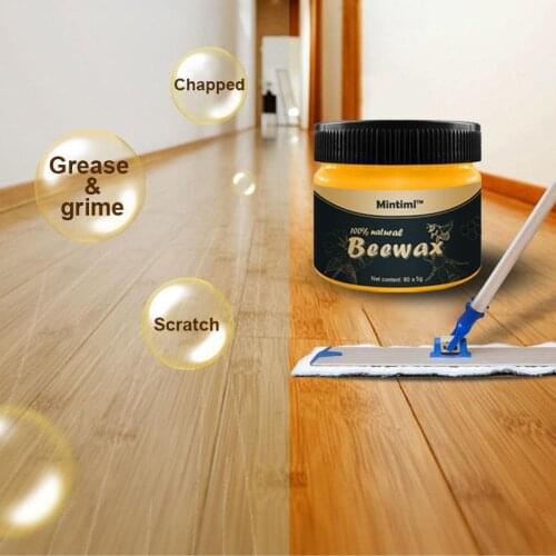 Solid Wood Seasoning Beeswax Furniture Care Polishing Waterproof Floor Beeswax Home Cleaning