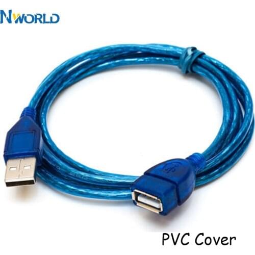 1M 1.5M 2M 3M USB 2.0 Extension Cable USB Male To USB Female Extender Cord Transfer Flash Drive, Keyboard Mouse For Smart TV PS4