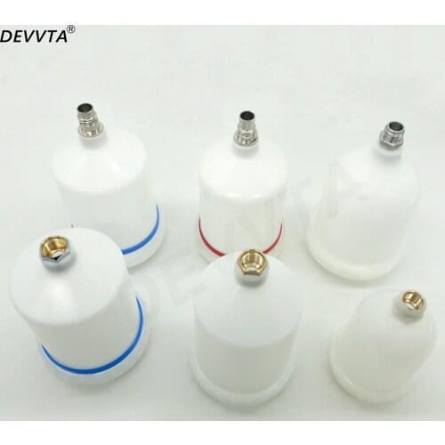 Thicken Plastic Paint Spray Gun Pot 125/250/600 ml Air Spray Gun Tank Spray Gun Cup cars Pneumatic tool airbrush Replacement Pot