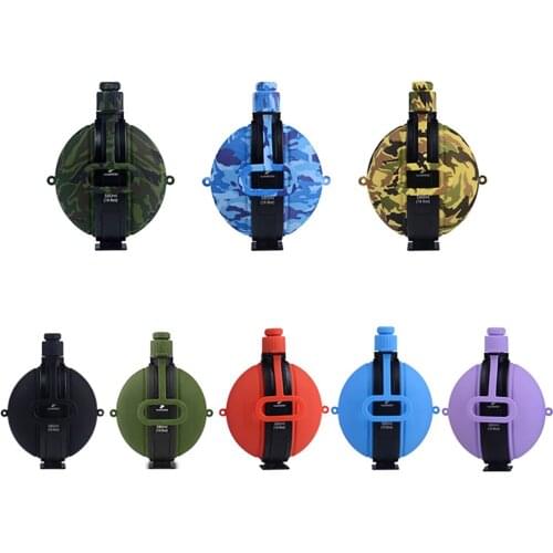 Outdoor Military Tactics Water Bottle Silicone Large Capacity Folding Water Kettle Hiking Camping Leakproof Tour climb Cycling