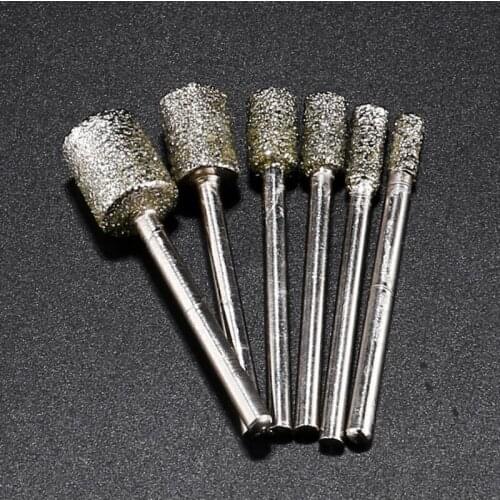 10pcs Polishing Wheel head Mounted Points Bit Electric drill For Woodcarving Jade marble Grinding Head Rotary Abrasive Tool