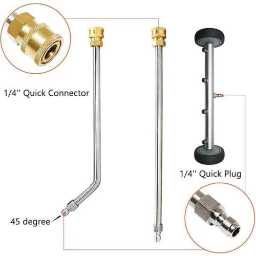 15inch Pressure Washer Undercarriage Cleaner Water Broom Car Washer Tool