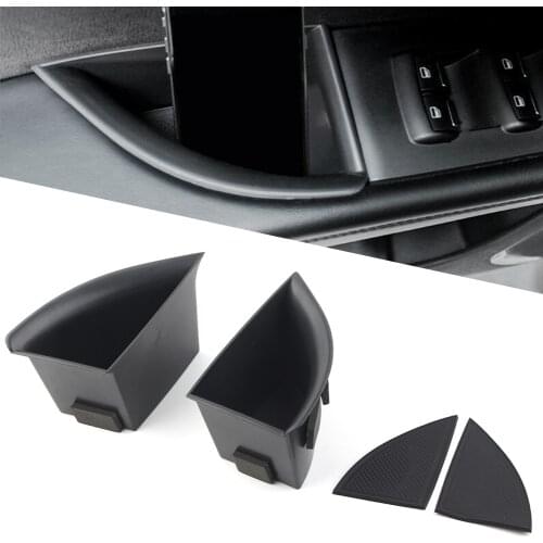 2PCS Car Front Door Storage Box Organizer Container Holder For Lincoln MKX 2016-2018 Left Drive