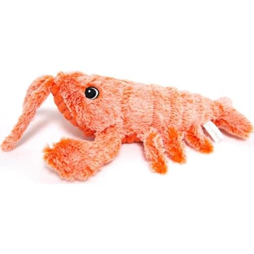 26CM Electronic Pet Cat Toy Electric USB Charging Simulation Jumping Shrimp Toys For Dog Cat Chewing Playing Biting Supplies