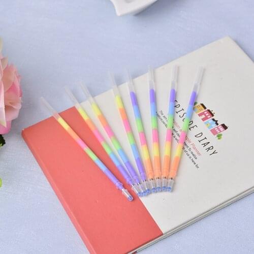 100 PCS Colors Gel Pen Refills Marker Creative DIY Handmade Albums for Neutral Pen Pastels Lead Core Kawaii Stationary Wholesale