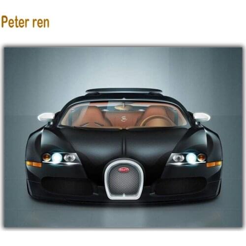 Peter ren Diamond painting cross stitch Classic car 5d Square\Round mosaic Rhinestone Full embroidery Home Decor Cool sports car