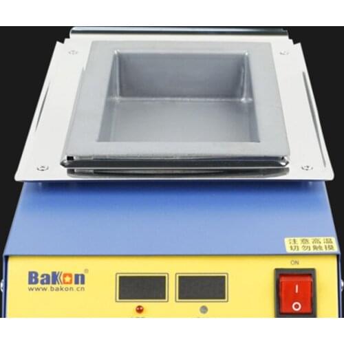 Lead-free tin furnace solder pot intelligent digital display temperature adjustment square tin furnace tin furnace