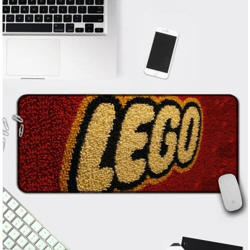 Large Mouse pad PC Computer mat Computer Gaming Mousepad Design-Legos Natural Rubber with Locking Edge Gaming Mouse Mat