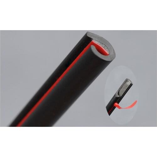 Hot Universal Car Door Edge Rubber Scratch Protector 5M Moulding Strip Protection Strips Sealing Anti-rub DIY Car-styling