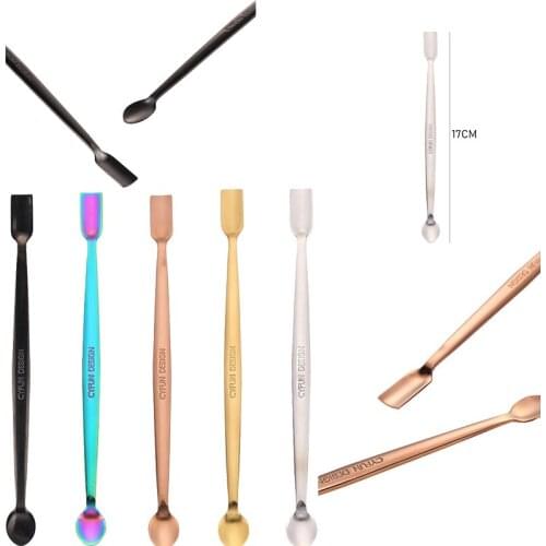 1 or 2 Pcs Stainless Steel Craft Spoons For Handmake Work with Glitter Embossing Powders Sequins Small Embellishment