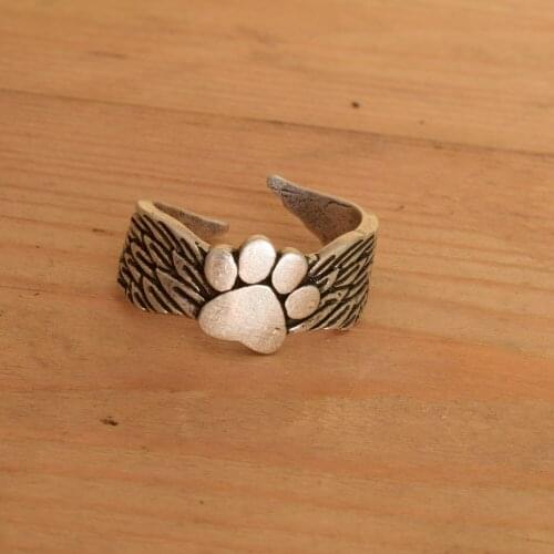 Copper material paw wing rings