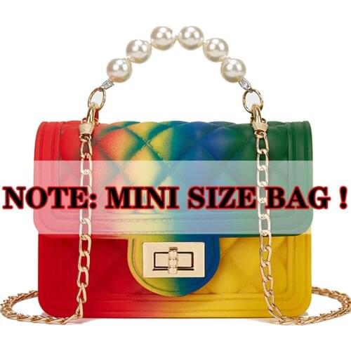 MINI SIZE Summer Bags 2021 Women Brand Handbag Girls Jelly Bag for Women Crossbody Bags Shoulder Purse Lady Tote Bolsa Feminina