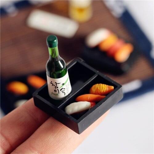 Simulation Doll house Furniture Model Toy DIY Miniatures For Dollhouse Accessories Set Toys Japanese Miniature Resin Food