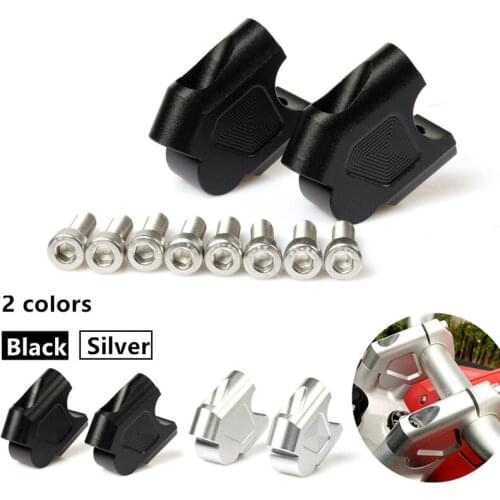 Motorcycle Bar Clamps Handlebar Risers Adapter Handle Bar Riser Mount Clamp for Suzuki DL650 V-STROM DL VSTROM