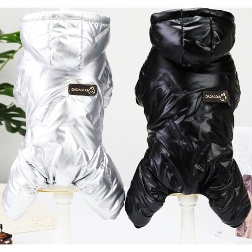Pet Dog Clothing Winter Warm Clothes For Small Dogs Puppy Coat Thicken Clothes Dogs Waterproof Jacket Clothing Cotton mascotas