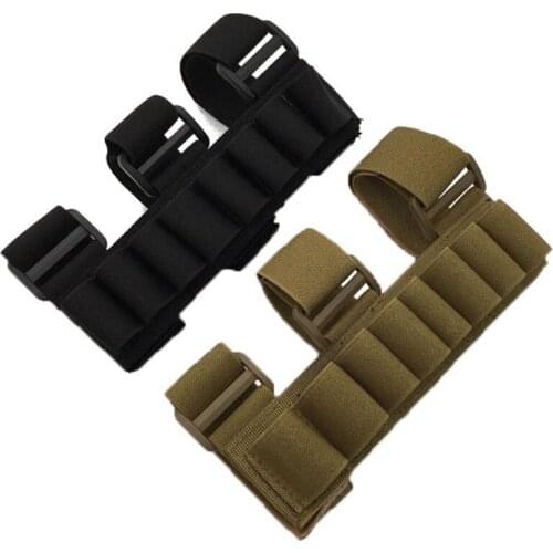 Hunting Bags Airsoft Magazine Pouch Buttstock Shell Ammo Carrier Holder 8 Rounds Military Gaine Rifle Mag Pouch